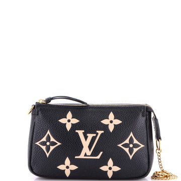 Louis Vuitton Pochette Accessoires Bicolor Monogram Empreinte Giant Mini