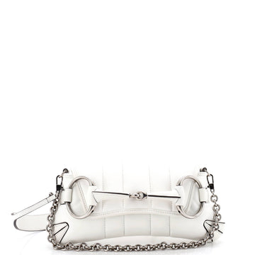 Gucci Horsebit Chain Shoulder Bag Vertical Quilted Leather Small