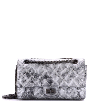Chanel Reissue 2.55 Flap Bag Quilted Metallic Caviar 226