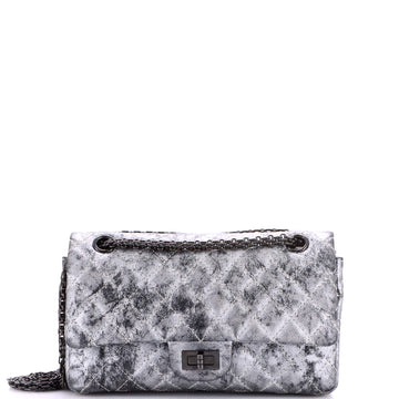 Chanel Reissue 2.55 Flap Bag Quilted Metallic Caviar 226
