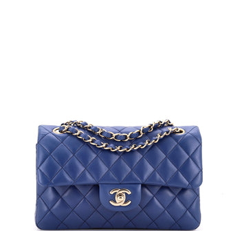 Chanel Classic Double Flap Bag Quilted Lambskin Small