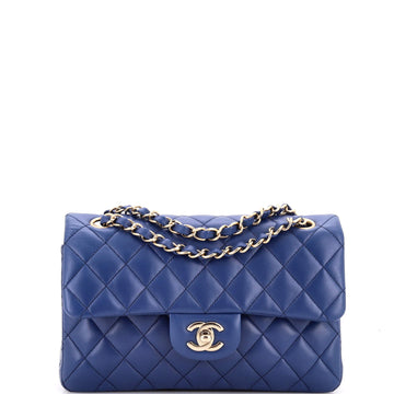Chanel Classic Double Flap Bag Quilted Lambskin Small