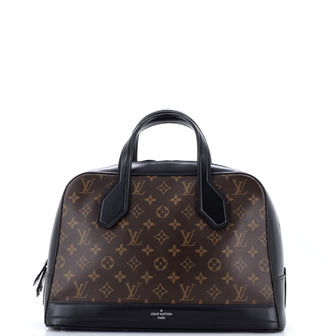 Louis Vuitton Dora Handbag Monogram Canvas and Calfskin MM