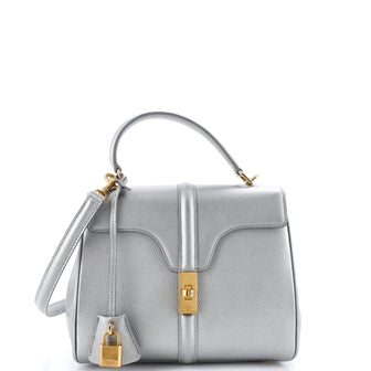 Celine 16 Top Handle Bag Grained Calfskin Small