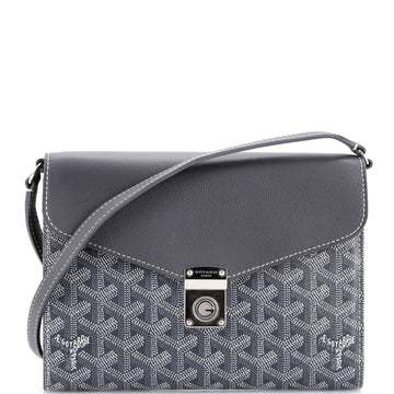 Goyard Chypre Wallet on Strap Coated Canvas with Leather