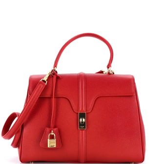 Celine 16 Top Handle Bag Grained Calfskin Medium