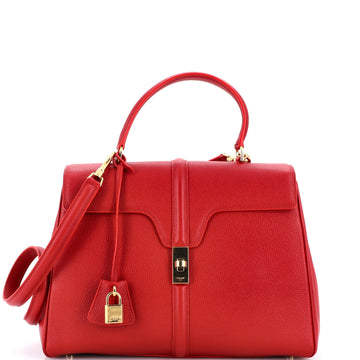 Celine 16 Top Handle Bag Grained Calfskin Medium