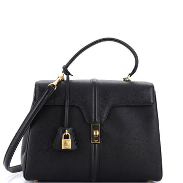 Celine 16 Top Handle Bag Grained Calfskin Medium