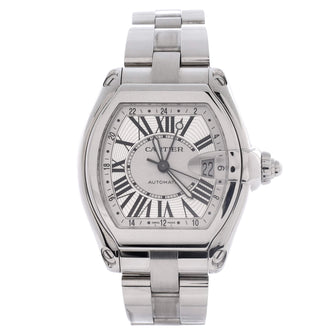 Cartier Roadster GMT Automatic Watch Stainless Steel 43