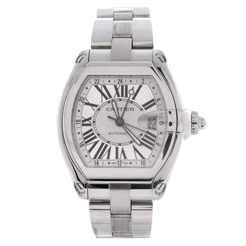 Cartier Roadster GMT Automatic Watch Stainless Steel 43