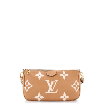 Louis Vuitton Multi Pochette Accessoires Bicolor Monogram Empreinte Giant