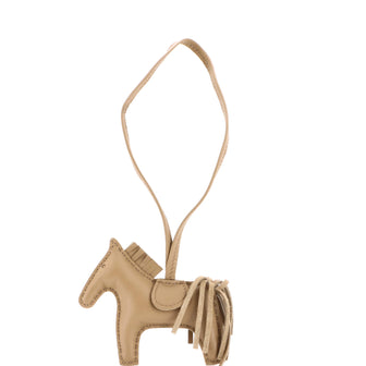 Hermes Mono-Tone GriGri Rodeo Bag Charm Leather PM