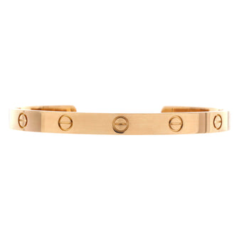 Cartier Love Cuff Bracelet 18K Yellow Gold