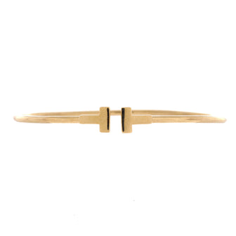 Tiffany & Co. T Wire Bracelet 18K Yellow Gold Narrow