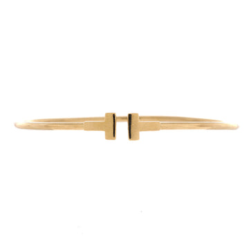 Tiffany & Co. T Wire Bracelet 18K Yellow Gold Narrow
