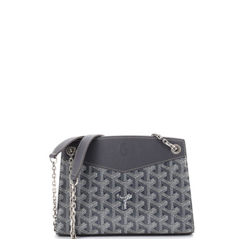 Goyard Structured Rouette Chain Shoulder Bag Coated Canvas Mini