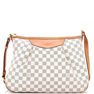 Louis Vuitton Siracusa Handbag Damier MM
