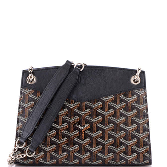 Goyard Structured Rouette Chain Shoulder Bag Coated Canvas Mini