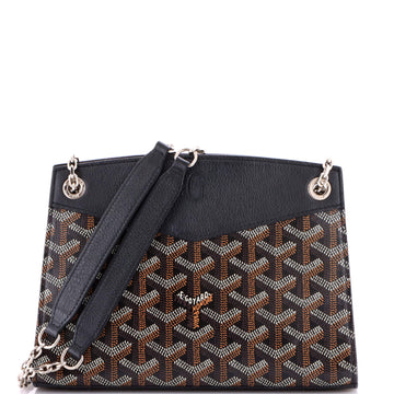 Goyard Structured Rouette Chain Shoulder Bag Coated Canvas Mini