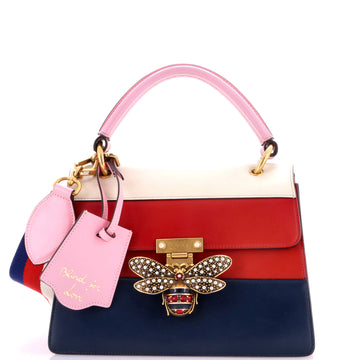 Gucci Queen Margaret Top Handle Bag Colorblock Leather Small