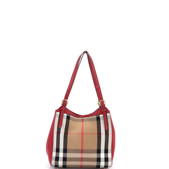 Burberry Canterbury Tote House Check Canvas Small