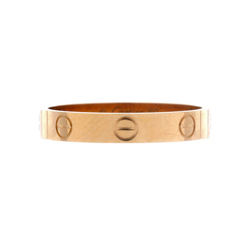 Cartier Love Wedding Band Ring 18K Yellow Gold