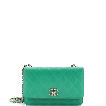 Chanel Trendy CC Wallet on Chain Quilted Lambskin