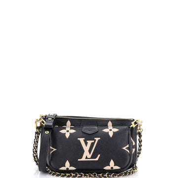 Louis Vuitton Multi Pochette Accessoires Bicolor Monogram Empreinte Giant