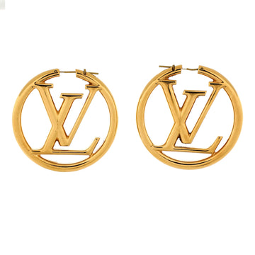 Louis Vuitton Louise Hoop Earrings Metal GM