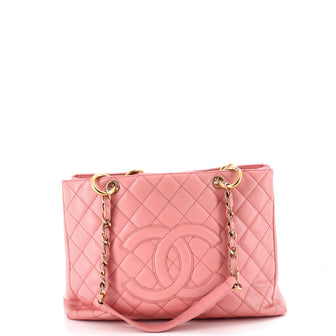 Chanel Grand Shopping Tote Quilted Caviar