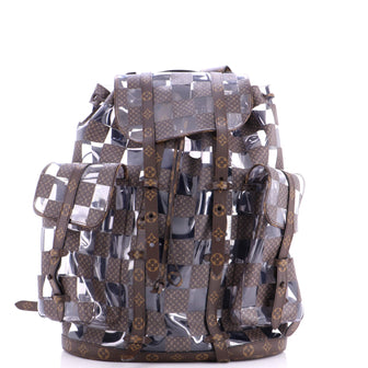 Louis Vuitton Christopher Backpack Limited Edition Monogram Chess Canvas and PVC GM