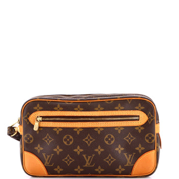 Louis Vuitton Marly Dragonne Clutch Monogram Canvas GM