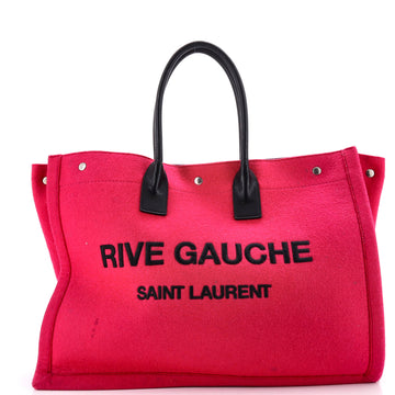 Saint Laurent Rive Gauche Shopper Tote Felt Large