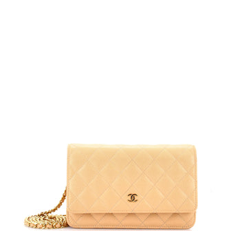 Chanel Wallet on Chain Quilted Caviar