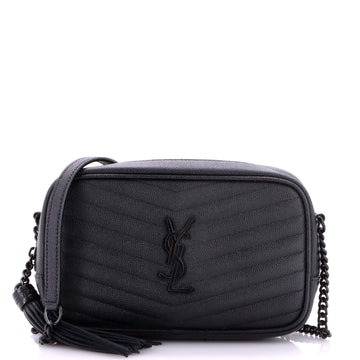 Saint Laurent Lou Camera Bag Matelasse Chevron Leather Mini