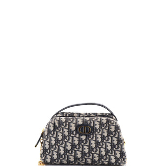 Christian Dior Caro D-Cosy Bag Oblique Canvas Mini