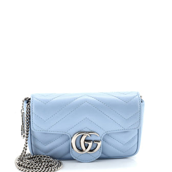 Gucci GG Marmont Flap Bag Matelasse Leather Super Mini