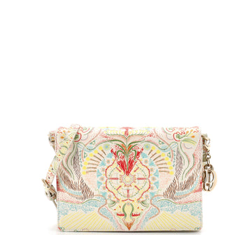 Christian Dior Lady Dior Wallet on Chain Pouch Printed Leather