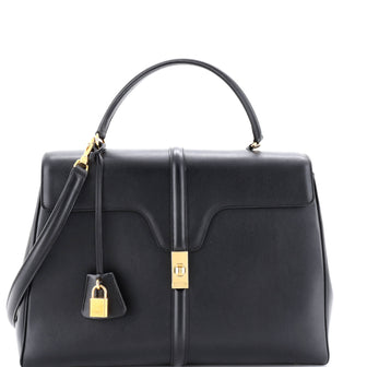 Celine 16 Top Handle Bag Smooth Calfskin Large