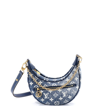 Louis Vuitton Loop Handbag Monogram Jacquard Denim