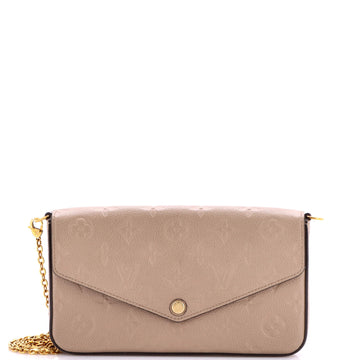 Louis Vuitton Felicie Pochette Monogram Empreinte Leather