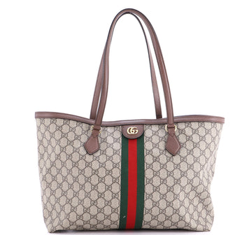 Gucci Ophidia Shopping Tote GG Coated Canvas Medium