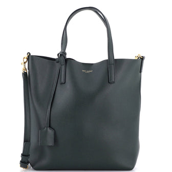 Saint Laurent Shopper Tote Leather Toy