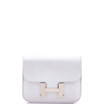 Hermes Constance Slim Wallet Chevre Chamkilight