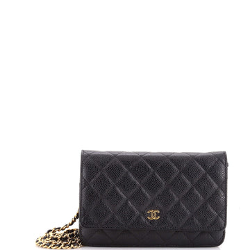 Chanel Wallet on Chain Quilted Caviar