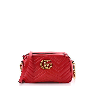 Gucci GG Marmont Shoulder Bag Matelasse Leather Small