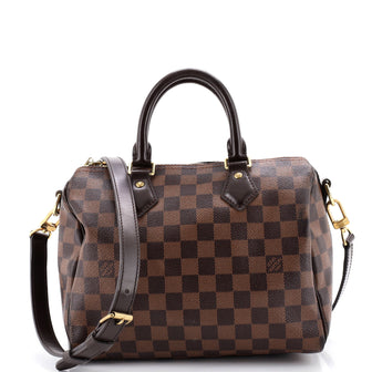 Louis Vuitton Speedy Bandouliere Bag Damier 25
