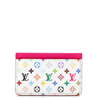 Louis Vuitton x Takashi Murakami Card Holder Monogram Multicolor with Leather