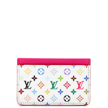 Louis Vuitton x Takashi Murakami Card Holder Monogram Multicolor with Leather
