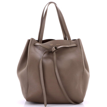 Celine Phantom Tie Cabas Tote Leather Medium